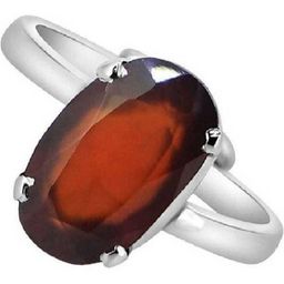 GenZcomplex Silver-Plated Brass Garnet Finger Ring-picture-45