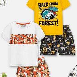 YK X Trampoline Unisex Kids Printed T-shirt with Shorts-picture-26