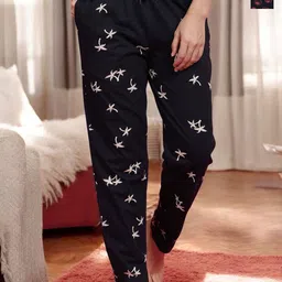 Kryptic Pack Of 2 Printed Pure Cotton Straight-Leg Lounge Pants-image-77