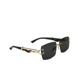 BAYBERRY Unisex Square Sunglasses With UV Protection DGN 1130 Black-53