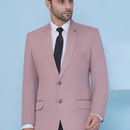 FAVOROSKI Men Formal Rayon Slim Fit Solid Tuxedo Blazer in Shawl Collar with 2 Pockets-picture-20