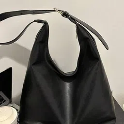 PURPLEHUNT Leather Oversized Swagger Hobo Bag-26