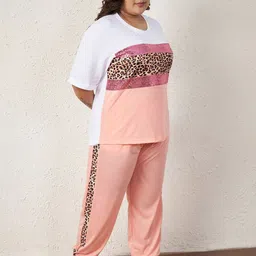 AUSTIVO Embroidered Round Neck T-Shirt With Joggers Co-Ords Set-picture-20