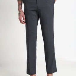 SHOWOFF Men Comfort Slim Fit Low-Rise Trousers-image-67