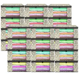Kuber Industries Black Set of 6 Regular Drawer Organiser Organisers image 3