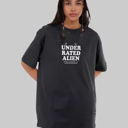 Underrated Club Women Printed Hooded Bio Finish T-shirt-picture-16