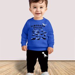 MITANSH Kids Printed Round Neck Sweatshirt With Trouser-image-119