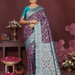 Varanga Woven Design Banarasi Saree-picture-13