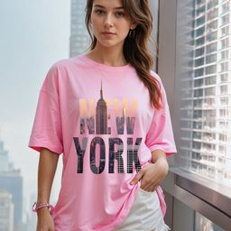 SMARTEES Graphic Printed Cotton Oversized T-shirt-image-80