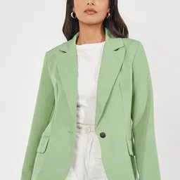 Styli Women Single-Breasted Blazers-image-5