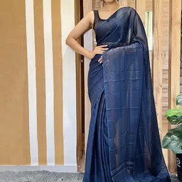 KALINI Striped Pure Chiffon Ready to Wear Jamdani Saree-image-63