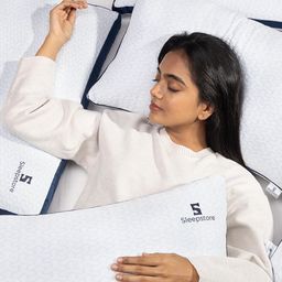 Sleepstore White Set of 2 Fibre Filled Polyester Sleep Pillow-image-47