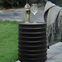 Metalsmith Black Round Side table-19