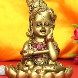 TIED RIBBONS Gold-Toned Religious Idol Showpiece-image-24