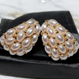 Jolly Faces Artificial Beaded Contemporary Studs-34