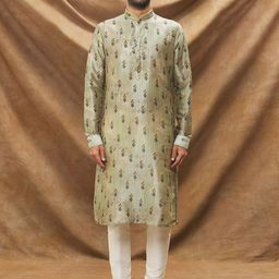 Samyukta Singhania Men Regular Kurta with Trousers-image-82