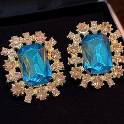 AKISON JEWELS Women Blue Earrings-image-47
