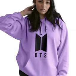 PWTI Women Solid Printed Hooded Sweatshirt-image-93