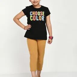 BAESD Girls Solid Cotton Capris-image-66
