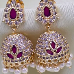 Talish Women Red Earrings-picture-11