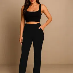 SWADESI STUFF Women Relaxed Easy Wash Cargos Trousers-image-84