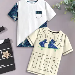 CODEZ Boys 2 Pure Cotton T-shirt-image-58