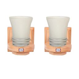 SOMIL White Glass Cylinder Printed Wall Lamps-image-87