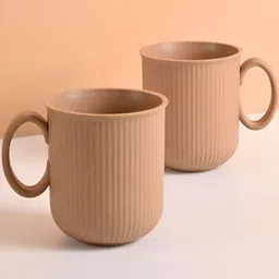eha Unisex Beige Cups and Mugs-36