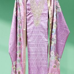 MYROR Embroidered Unstitched Dress Material-picture-39