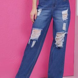 Stylecast X Kotty Women Comfort Regular Fit High-Rise Mildly Distressed Stretchable Jeans-image-70
