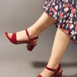 AVIVASTYLE Block Peep Toes image 2