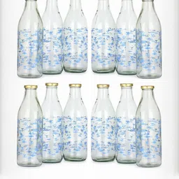 SOMIL Set Of Transparent Glass Water Bottle-picture-38