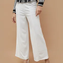 CODE by Lifestyle Women Regular Fit Parallel Trousers-image-4