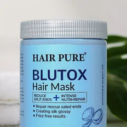 Hair Pure Blutox Hair Mask for Reduces Split Ends & Intense Nutri-Repair Treatment- 900ml-40