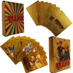 55-Pcs Naruto Cards Booster Box Foil Cards TCG Deck Box - V Series Cards Vmax GX-24