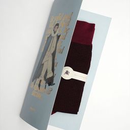 Theater Men Patterned Cotton Calf Length Socks-15