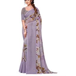 PARVOTSAV Women Purple Sarees-image-61