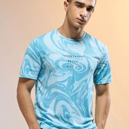 Technosport Abstract Printed Anti Static TECHNOCOOL+ Slim Fit T-Shirt-picture-34