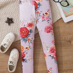 INCLUD Girls Printed Mid-Rise Ankle-Length Leggings-image-25