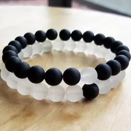 Divine souvenirs Unisex Set Of 2 Artificial Beaded Elasticated Bracelets-image-35