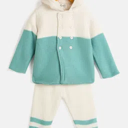 JWAAQ Kids Colourblocked Long Sleeves Sweatshirt With Trousers-image-75