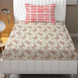 IVAZA Off White Polycotton 230 TC Bedsheets-image-96