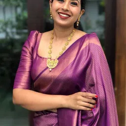 Quelea Woven Design Zari Pure Silk Banarasi Saree-picture-58
