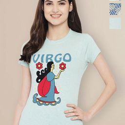 Metronaut Women Typography 3 Printed Applique T-shirt-image-80