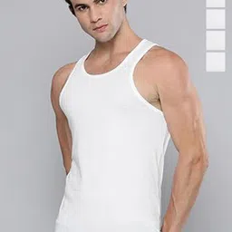 CAVENDERS Men Pack Of 5 Pure Cotton Undershirt Vests White Premium quality Dno-v433st-image-77