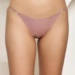 PrettyCat Women Low Rise Micro Bikini Panty With Double Strap Detail-picture-43