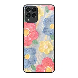 QRIOH Floral Printed Samsung Galaxy M53 5G Silicone Back Case-picture-29