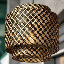 HABERE INDIA Black Traditional Ceiling Lamp-picture-17