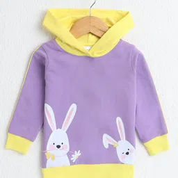 BUMZEE Girls Animal Graphic Printed Hooded Pullover Cotton Sweatshirt-image-60