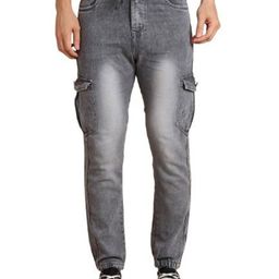 BUZZIC FASHION UNLIMITED Men Regular Fit Heavy Fade Cargo Styles Jeans-image-23